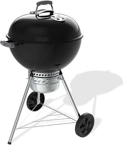 Weber Original Kettle Premium Charcoal Barbecue, 57 cm Diameter, Black