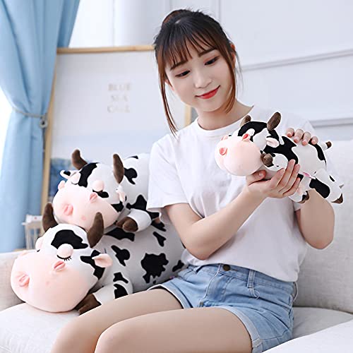 Wuzhou Cow Stuffed Animals, Soft Cow Pillow Plush Toys Gifts For Kids, Throw Sleeping Pillow Toy Gift For Girls Girlfriend, Multiple Size (30Cm/11.8In) #TOP2