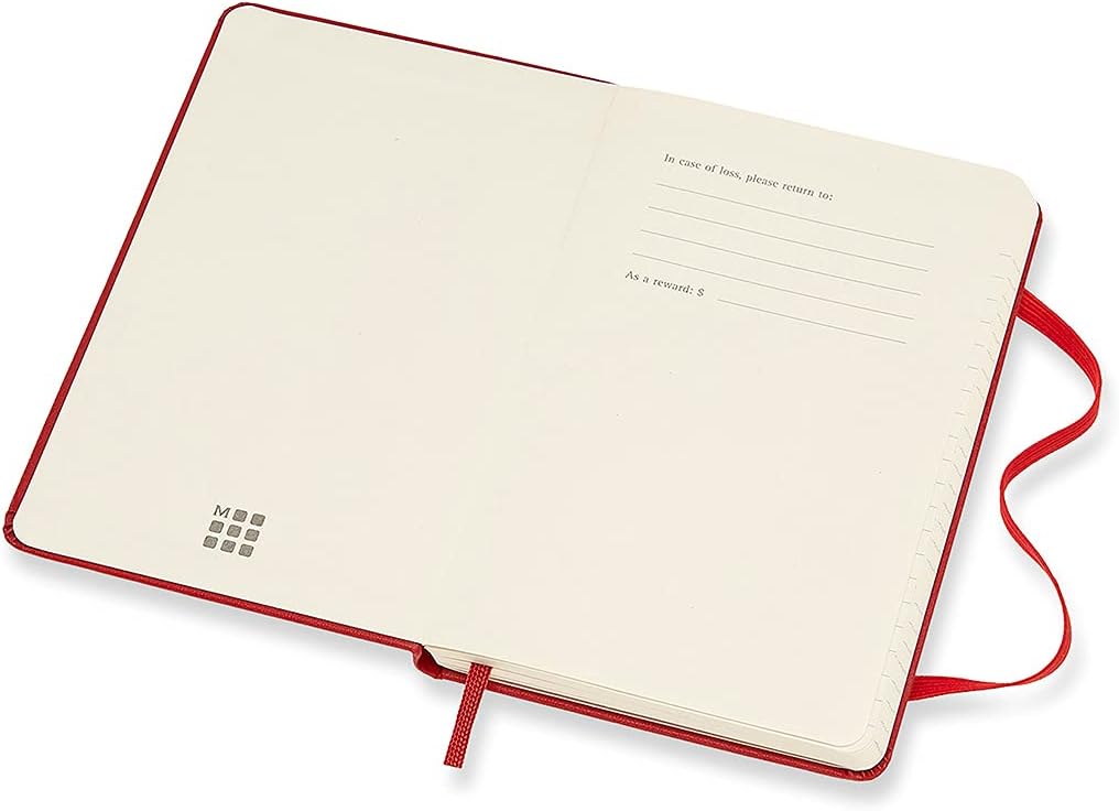 Moleskine Weekly Planner 2022, 12-Month Weekly Diary, Weekly Planner and Notebook, Hard Cover, Pocket Size 9 x 14 cm, Colour Scarlet Red, 144 Pages - Image 3