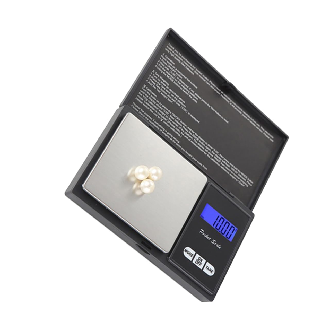 Zerodeko 3stücke Miniatur Elektronische Schmuckwaage Tragbare Digitale Waage Für Schmuck Und Pakete Präzise Messung Für Unterwegs Mit Beleuchtetem Lcd-display