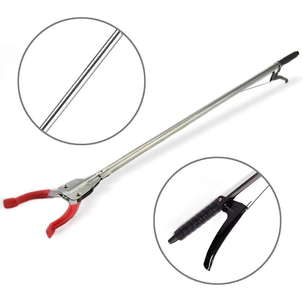 Vetrineinrete® Pinza prenditutto prensile 90 cm asta raccoglitore prendi raccogli tutto oggetti e rifiuti
