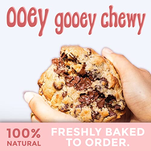 Image of Cocosutra Fudgy Brownie Eggless Cookies | Box of 12 Freshly Baked Gourmet Cookies | Ooey Gooey Melty Premium Cookies for Gifting | 40g per cookie | 480g