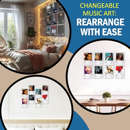 Image of Wonder Hub Rihana Wall Posters 8x12 inch (A4 Size) Included Self Adhesive on Back Wall Decor Posters Wall Art For Bedroom, Living room, Office, Dining Room
