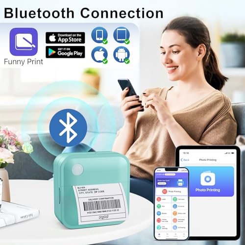 Doobuli Label Maker Machine with Tape - Thermal Label Printer Bluetooth Label Maker Machin - image 4