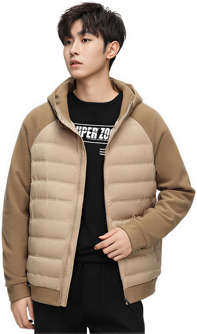 [SONGFENG] ダウンジャケット メンズ ダウンコート ウルトラライト ブルゾン 大きいサイズ ダウンパーカー 軽量 薄手 暖