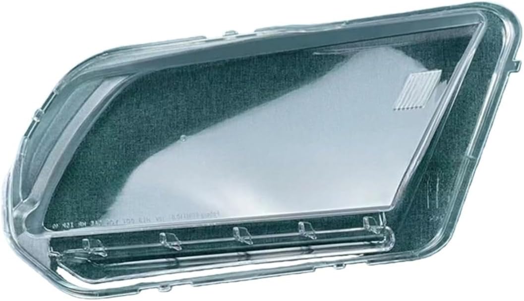 Compatible For Ford Mustang 2010 2011 2012 2013 2014 Car Front Headlight Glass Lampshade Replacement Lens Glass Cover Clear Headlamp Shell(Right)
