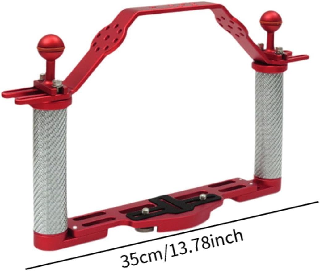 Aluminum Alloy and Carbon Fiber Underwater Camera Bracket,Rack and Handle image 3