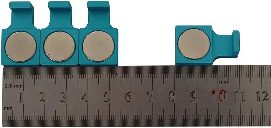 XYC Upgraded Strong Big Magnetic Parallel Keepers,Holders. Vise,CNC,Kurt,Machinist Tools(Stronger Magnetic Blue)