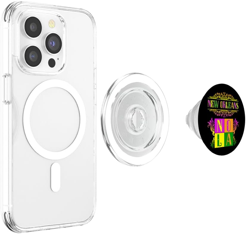 New Orleans Pop Socket Mardi Gras Popsocket New Orleans PopSockets MagSafe PopGrip for iPhone