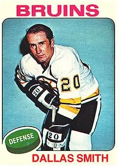1975 O-Pee-Chee Regular (Hockey) card#118 Dallas Smith of the Boston Bruins Grade Excellent