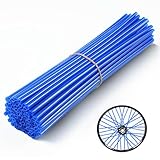 HHLUPUP Universal Bicycle Bike Spoke Covers 72Pcs Motorcycle Wheelchair Wheel Spoke Wraps, Dirt Bike Spoke...