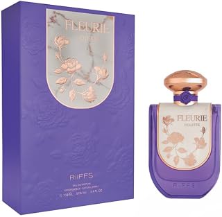 RiiFFS Fleurie Violet Eau De Parfum for Women | Long Lasting Perfume with Coconut, Vanilla, Rose | Musk | Elegant Floral F... Price In India