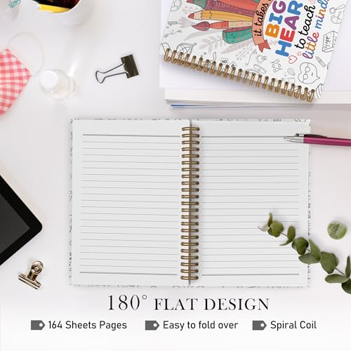 Cahier de notes It Takes Big Hearts to Teach Little Minds spirale - 6
