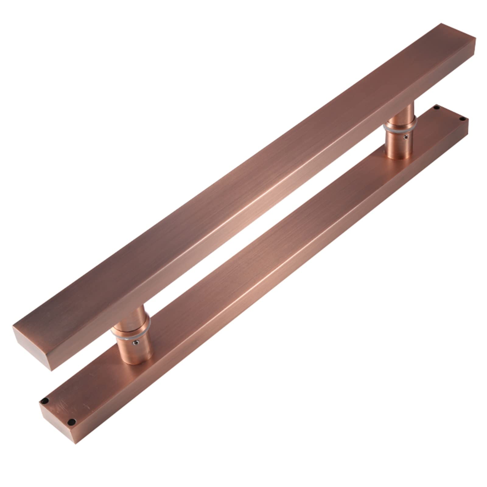 Poignée de porte push pull en acier inoxydable de haute qualité couleur cuivre