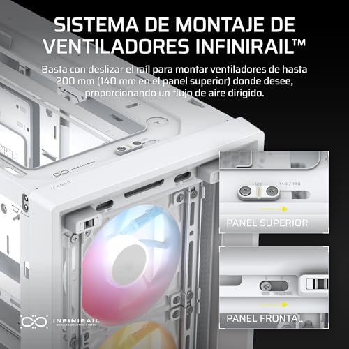 Caja Mid-Tower ATX CORSAIR Frame 4000D RS ARGB compatible con ASUS BTF 5