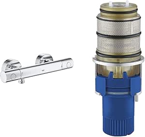 GROHE Grohtherm 800 Cosmopolitan Thermostat - Wannenarmatur Chrom Mit Temperaturbegrenzer