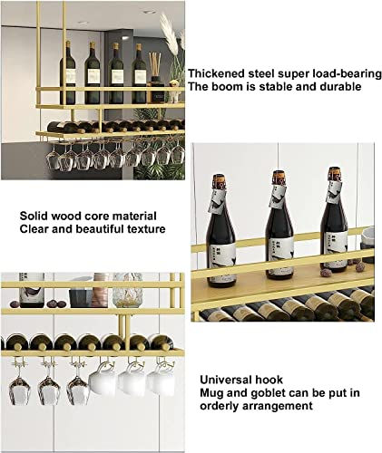Casier à vin de plafond suspendu pour sécuriser vos verres précieux - 4