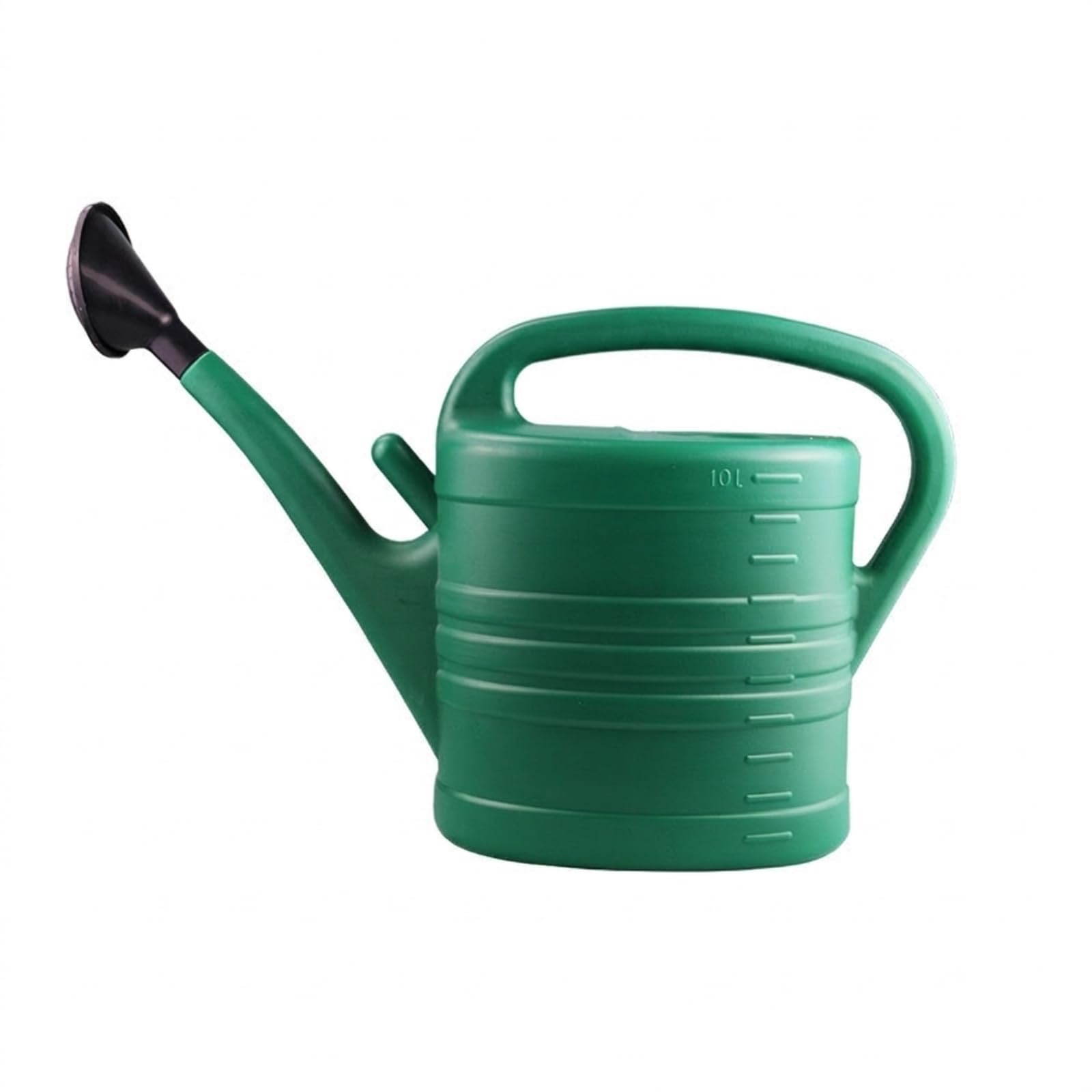 Gralara Regadera con Roseta Ergonómica Regadera Plástico Resisn Jardinería para Jardineros, Balcón, 10L Capacity