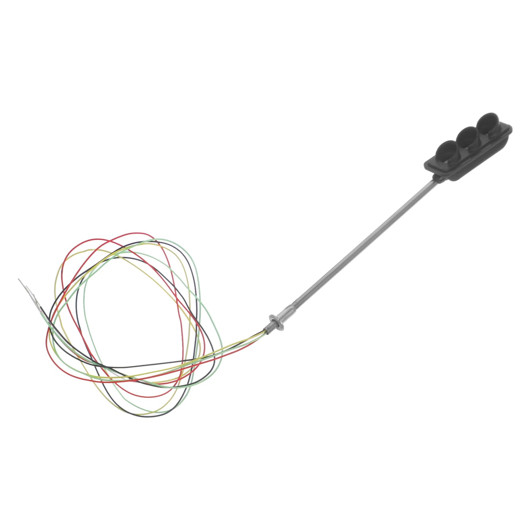 DECHOUS Traffic Light Model Railways Sand Building for Traffic Light Micro Landscape Light Ornaments Mini Traffic Lamp Decor Green-Yellow-red Lamp Model Black Aluminum Alloy