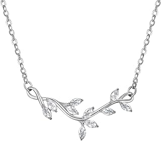 Crystal Wedding Bridal Backdrop Necklace for Brides, Cubic Zirconia Vine Dainty Back Pendant Necklace for Women, Bridesmaid Gift