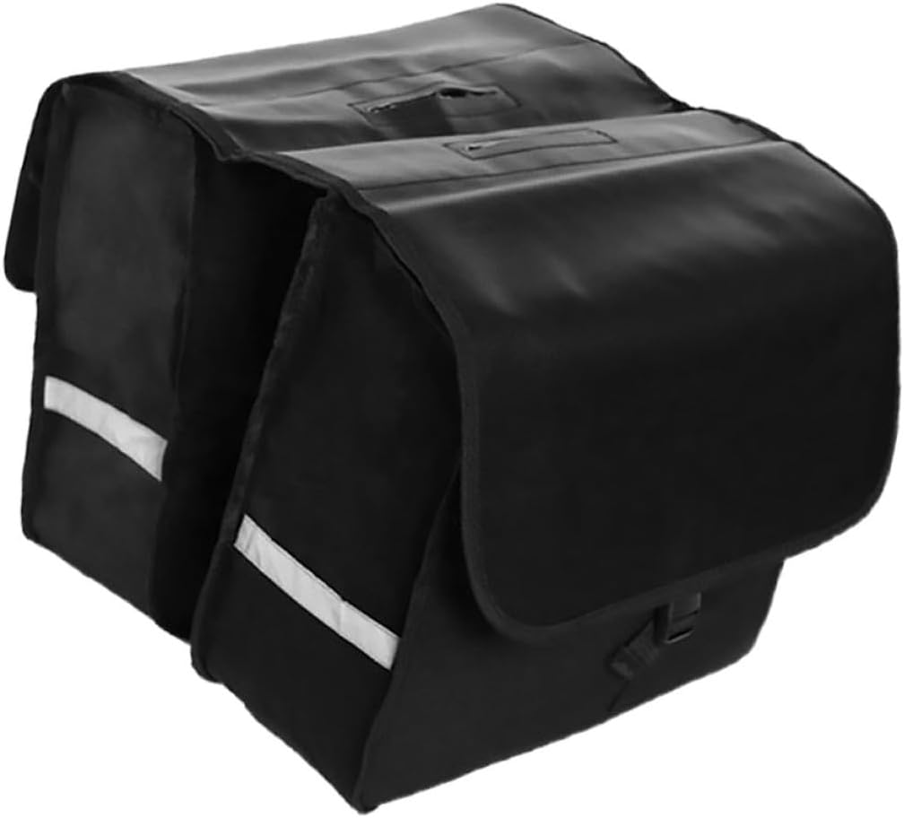 Waterproof Bike Pannier Bag 2l Rear Seat Pannier Pack with Reflective Stripe Large Capacity Cycling Rear Rack Bag for Mountain and Road Riding Equipment