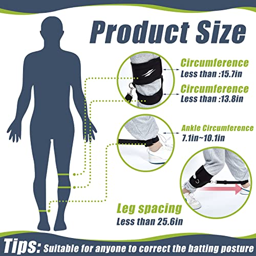 Wettarn Baseball Hitting Training Aid Softball Training Harness Baseball Practice Equipment For Stepping Out Leg Pulling Out Overstriding Lunging #TOP1