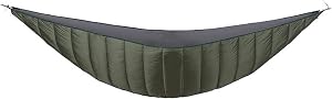 REDCAMP Camping Hammock Underquilt,Single Lightweight 4 Season Hammock Sleeping Bag Quilt Packable for Backpacking,Hiking Green