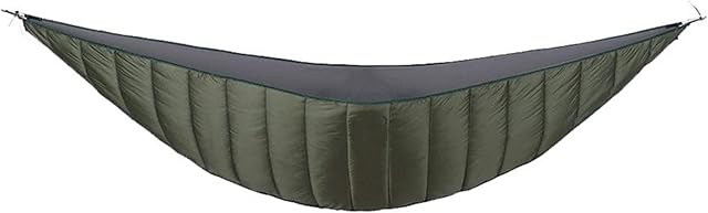 REDCAMP Camping Hammock Underquilt,Single Lightweight 4 Season Hammock Sleeping Bag Quilt Packable for Backpacking,Hiking Green