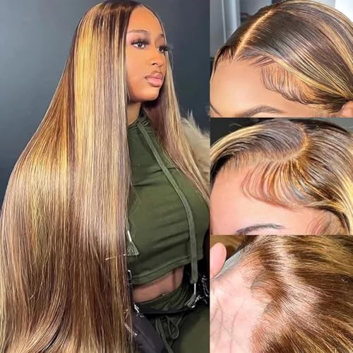 KORENGI Lace Front Wigs Human Hair Pre Plucked HD Transparent