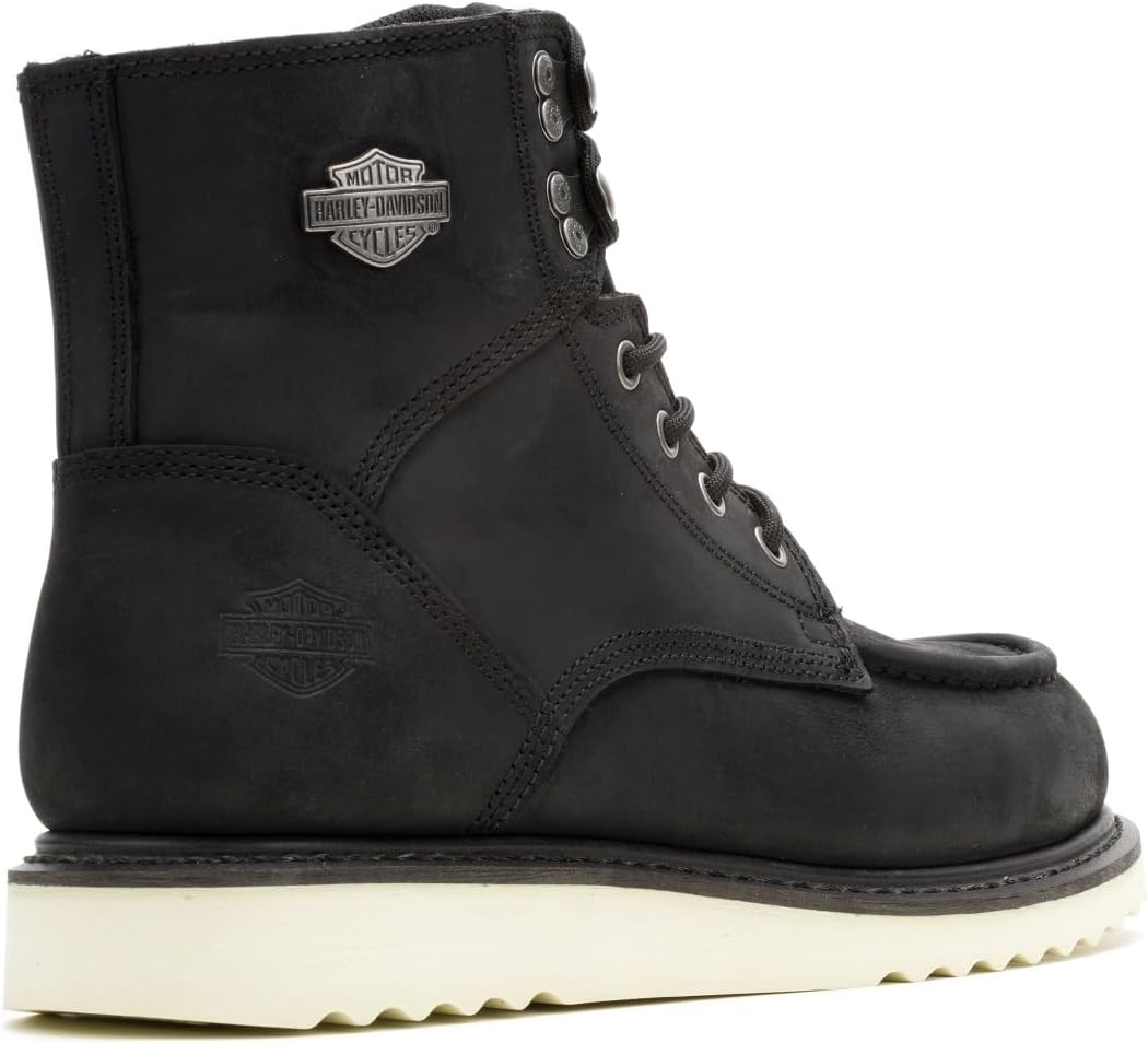 Harley-Davidson Men's Brosman 6-Inch Waterproof Black Boots, D93931