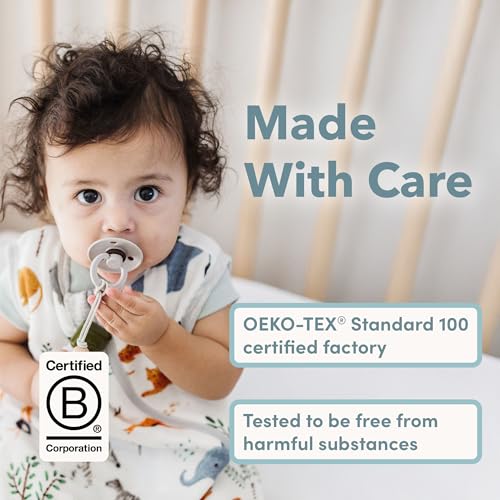 Image of Loulou Lollipop Tencel Lyocell Wearable Baby Blanket Sleeping Bag, Unisex Infant Toddler, 1.0 TOG, 2-Way Zipper Sleepsack