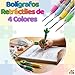 Imagen de Pack 31 Boligrafo 4 Colores,31 Bolsa,1 Chapa