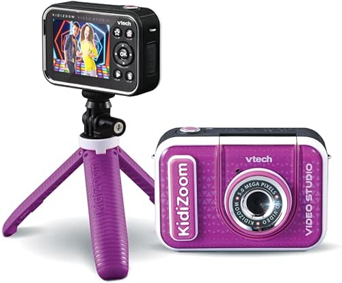 VTech - KidiZoom Vidéo Studio HD Violet, Appareil Photo Numérique
