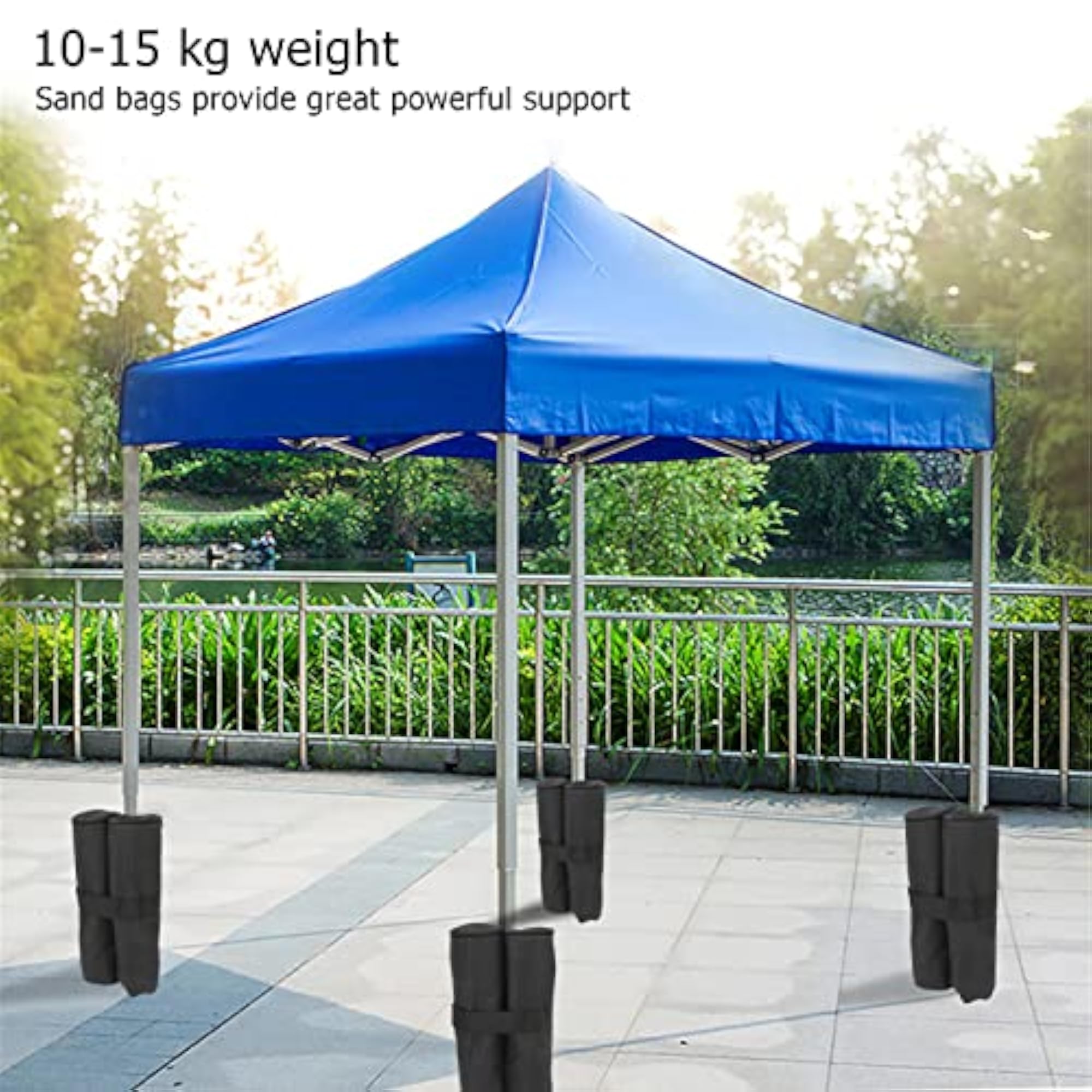 Heavy Duty Sand Bags for Canopy, Black