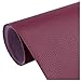 Imperméable Litchi Solide en Similicuir Matériau Tissu Couture pour Chaussures Sac Couture Patchwork DIY Bow Craft Applique, Le vin Rouge, 1.38×1m(4.5ft×3.3ft)