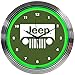 Neonetics 8JEEPG Jeep Green Neon Clock