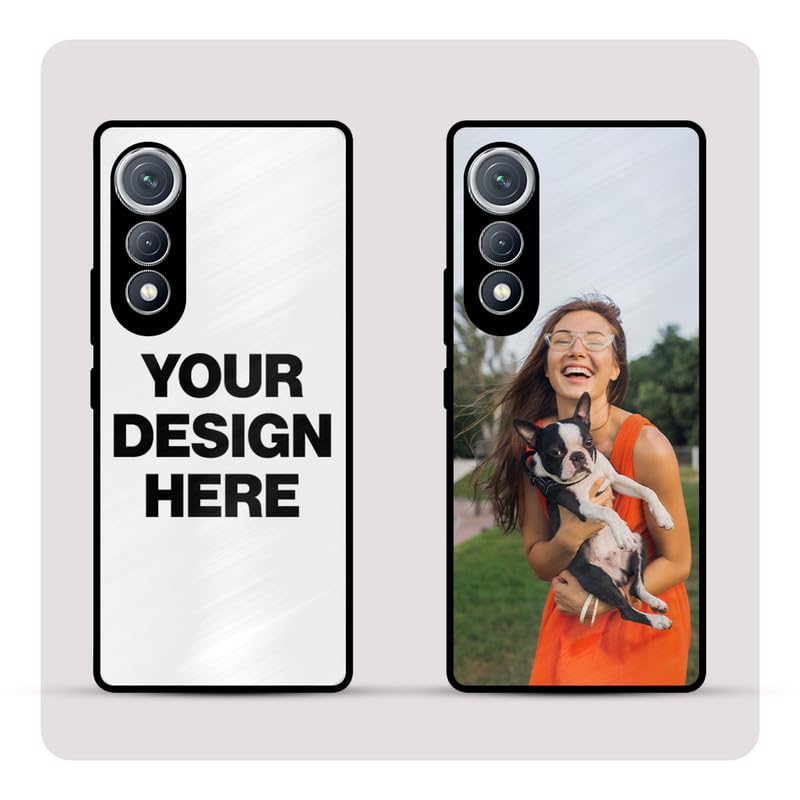 Image of Personalized Back Cover for Tecno Pova Curve | Custom Case with Name, Photo or Logo | PrintShield Hybrid with Soft TPU Grip & Scratch Protection
