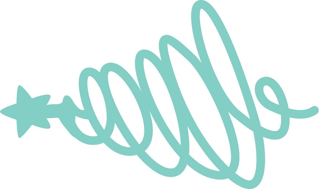 KAISERCRAFT Fustella Albero Di Natale Squiggle – Acciaio, 6,3 X 3,5 Cm Per Fustellatrici
