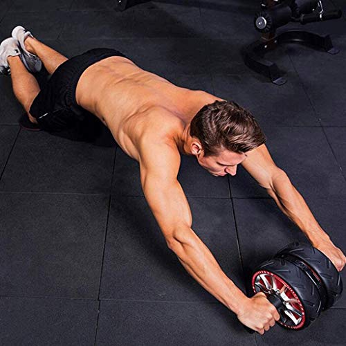 BIAJEK-Sporting-Goods-Ab-Wheel-Non-Skid-Wheels-and-No-Slip-Comfort-Grips-Home-Gym-Equipment-for-Abdominal-Exercise-Color-E