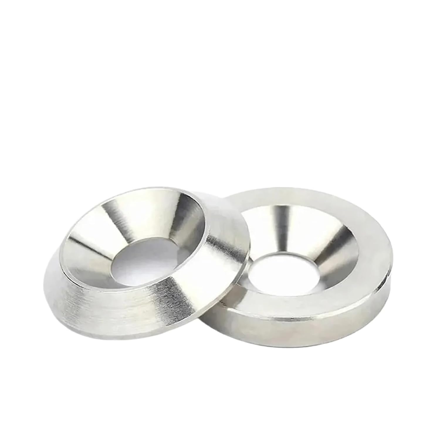 Conical Countersunk Washer 304 Stainless Steel Conical Washer Solid Countersunk Head Flat Gasket Concave and Convex Tapered Washers M3 M4 M5 M6 M8 M10(Flat M10x30x6 2Pcs)