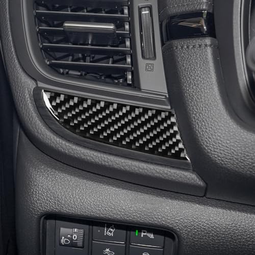 Real Premium Carbon Fiber Compatible with Honda CRV 2017 2018 2019 2020 2021 Accessories Car Co-Pilot Center Console Cover Sticker Decal Auto Interior Trim