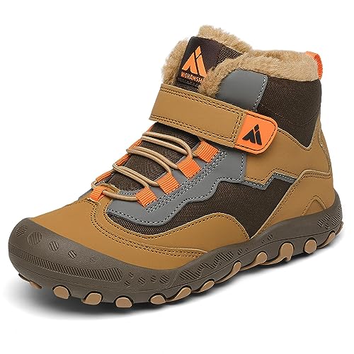 Mishansha Kinder Winterschuhe Warm Gefüttert Jungen...