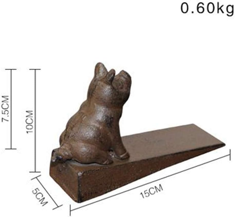 80% оƒƒ Dіѕсоunt Door Stop Vintage Cast Iron Pig Door Stopper Heavy Duty Decorative Rustic Door Stoppers Anti-Slip Door Jam Door Wedge Sculpture Statue Home Office Bed Room and Exterior Door Book Stopper Heavy Bookend