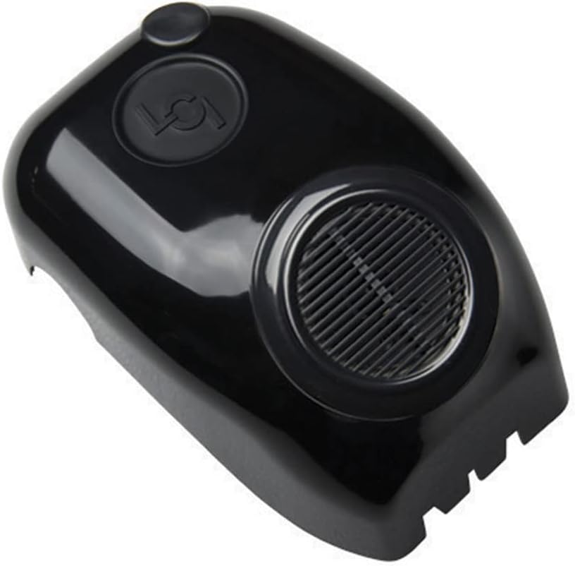 Lippert Components Solera Power RV Awning Speaker Drive Head Front Cover, Durable Black Plastic, Universal Fit for Short, Flat and Pitched Assemblies, Sound Grill - 354185