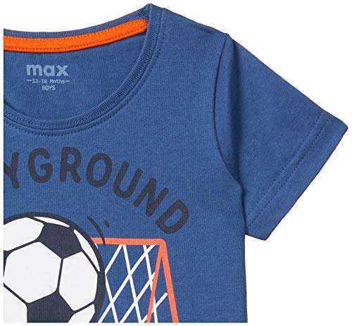 Image of Max Boys Printed Crew Neck T-Shirt