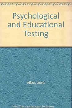 Hardcover PSYCHOLOGICAL AND EDUCATIONAL TESTING [German] Book