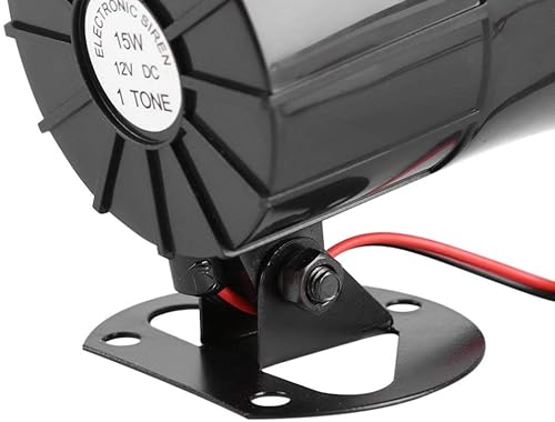 Miniatura 4 de DC12V 15W alarma de seguridad con cable sirena cuerno altavoz al aire libre con soporte para el sistema de seguridad casero