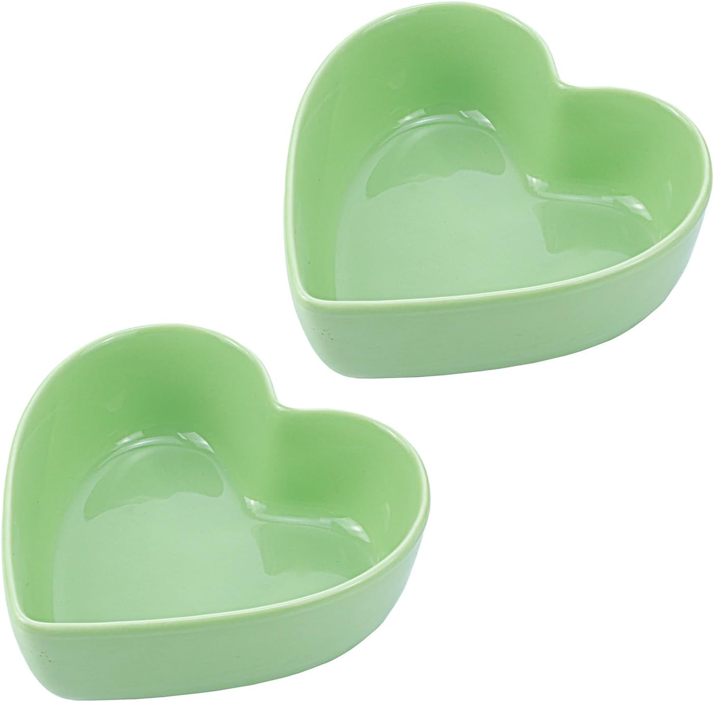 WAIT FLY Heart-shaped Bowls for Salad Soup Snack Dessert Best Kitchen Household Cooking Gifts for Home Kitchen, Pink/ Blue/ White/ Green