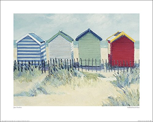 El Arte Grupo Jane Hewlett Suffolk casetas Playa – Lámina