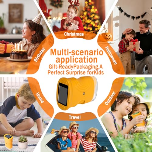 LURICO Microscope Enfant, Microscope pour Enfants Portable 1000X, écran IPS 2 Pouces, 8 Lumières LED, Rechargeable, Connexion au PC,microscopes de Poche numérique Cadeau Fille 4-12 Ans Garcon (Jaune) – vue 8